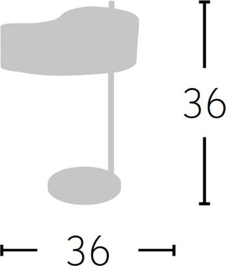 Fabrilamp Sobremesa Ying-yang Topo 1xe14 (36x36)