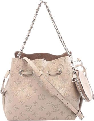 Louis Vuitton Pre-owned Monogram Empreinte Bucket Bag - Dames - Vintage Tas - Beige - ONE Size - Leer - Vintage