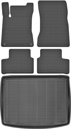 OEM Juego De Alfombrillas De Goma Para Coche Y Alfombrilla Para Maletero Para Mercedes Clase B Iii W247 (a Partir De 2018)