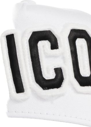 Dsquared2 BCM099705C000011062 Logo-Embroidered Baseball Cap - White