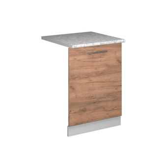 Vicco Panel Frontal Del Lavavajillas Fame-line, Roble Dorado, 60 Cm, Et M&aacute;rmol Vicco
