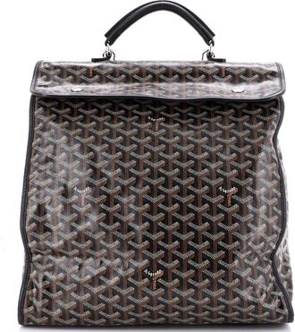 Goyard Saint Leger Briefcase Backpack Coated Canvas