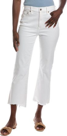 Daze Denim Shy Girl White Lightning High Rise Crop Flare Jean