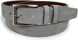 Vince Camuto Center Stitch Leather Belt in Light Grey at Nordstrom Rack, Size 40