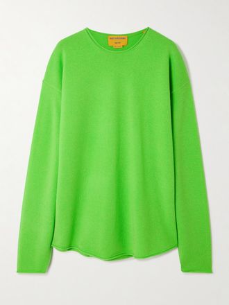 Guest In Residence Pullover Oversize In Cashmere - Verde