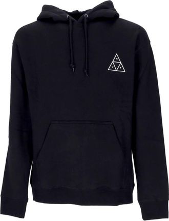 HUF Zwarte Hoodie met Kangoeroezak - Heren - Hoodies - Zwart - XL - Katoen - Hoodies & sweatvesten