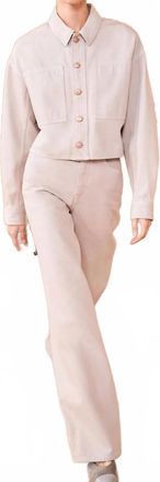 Ulla Johnson The Bobbi Denim Jacket In Dove