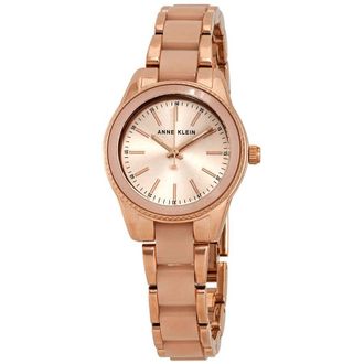 Anne Klein Trend Rose Gold Dial Ladies Watch AK/3212LPRG