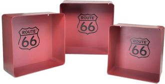 Vacchetti Vacchetti - Estante Metal Rojo Bristol Cuadrado 1-3 Cm40,5x15h40,5