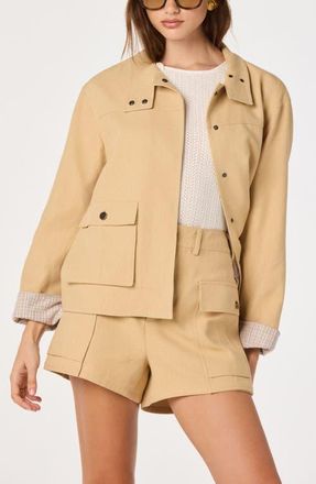 ASTR the Label Beron Jacket in Tan at Nordstrom, Size X-Small
