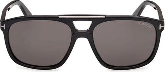 Tom Ford Sunglasses Ft1338 N 01 A Brianna Black/Dark Gray Unisex
