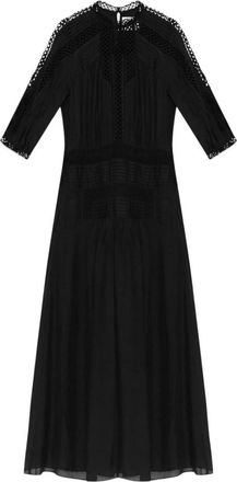 Isabel Marant Pamena Jurk - Dames - Casual kleedjes - Zwart - S - Katoen - Kleedjes