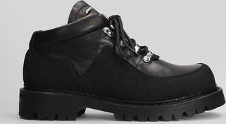 Our Legacy Quest Boot Combat Boots In Black Leather
