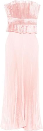 L&rsquo;Id&eacute;e Pleated Ruffled Gown