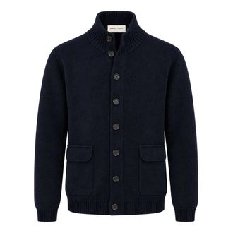 Daniele Fiesoli Chaqueta C&aacute;rdigan con Botones - Knitwear - Hombre - Azul - XL