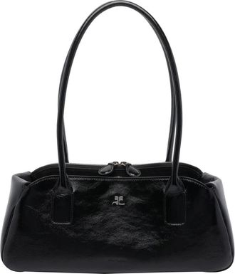 Courr&egrave;ges Strip Naplack Shoulder Bag