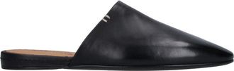 Premiata Black Calf Leather Mules