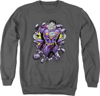 Gildan Superman Bizzaro Breakthrough Adult Crewneck Sweatshirt