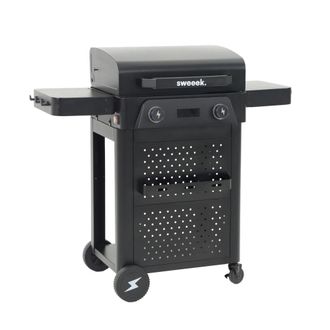 Sweeek Barbacoa el&eacute;ctrica 2300 w de 2 quemadores, negro