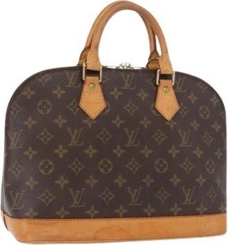 Louis Vuitton Pre-owned Handbags, female, Brown, Size: ONE SIZE Pre-owned Canvas Handbag