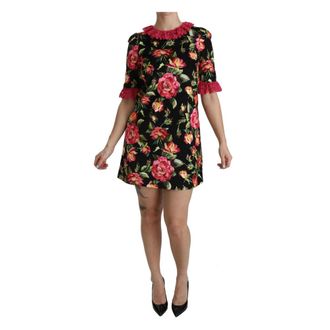 Dolce & Gabbana Dames, Jurken, Veelkleurig, Maat: XS Katoen