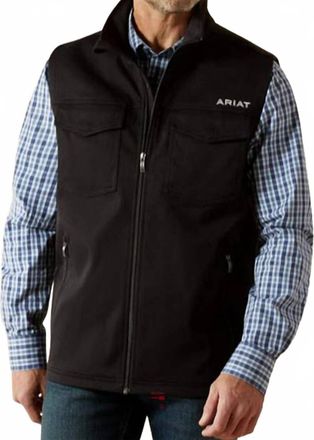 Ariat Mens Sentinel Softshell Vest In Phantom