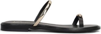 Nicolas Lainas Arch Kythnos flat sandals - women - Leather/Rubber/Leather - 42 - Black