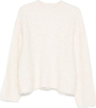 Soft Goat Jersey de cuello redondo de lana de cabra suave