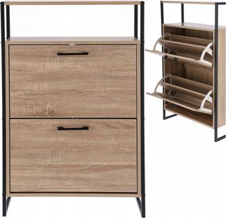 OEM Zapatero, Zapatero De 2 Compartimentos, C&oacute;moda Espaciosa Para El Recibidor, Loft