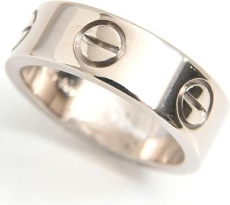 Cartier White Gold White Gold (18K) Band Ring (Pre-Owned)