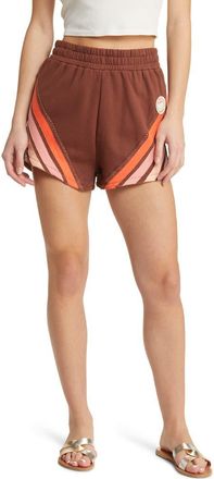 Rip Curl Trails Fleece Shorts in Brown at Nordstrom, Size Small