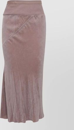 Rick Owens silk knee-length skirt