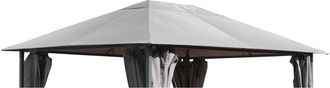 Quick-Star Quick-star - Ersatzdach 250g Garten Pavillon 3x4m Grau Antik Pavillondach Ersatzbezug