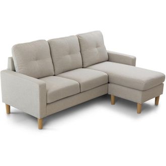 Home Heavenly Home Heavenlysof&aacute; Chaise Longue Reversible Clin - Sof&aacute; De Dise&ntilde;o Moderno Con Tapizado Antimanchas Color : Beige