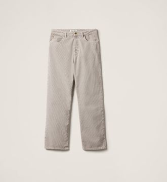 Miu Miu Garment-dyed corduroy pants