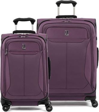 Travelpro Tourlite Softside Expandable 2 Piece (21/25) Spinner Luggage Set in Deep Purple at Nordstrom