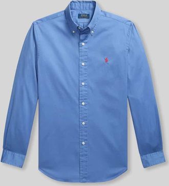 Polo Ralph Lauren Regular Fit Freizeithemd aus reiner Baumwolle in Rauchblau, Gr&ouml;&szlig;e XXL