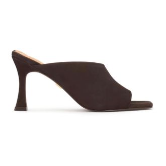 Kazar Stiletto Mules - Dames - Muiltjes - Bruin - 36 EU - Leer - Schoenen