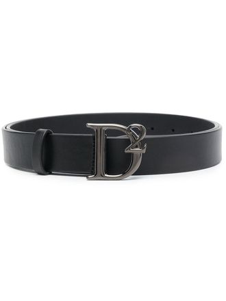 Dsquared2 Cintura con fibbia logo - Nero