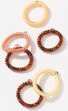 Teleties Small Coil Hair Ties, Set of 6