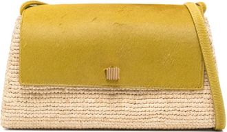 Khaite Borsa a tracolla Audrey in rafia - Toni neutri