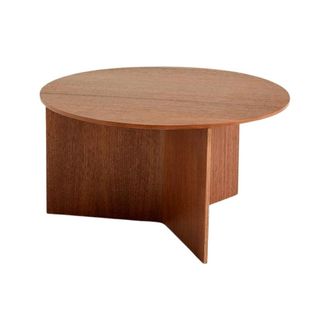 HAY Walnoot Ronde Sleuf Tafel - unisex - Tafels - Bruin - ONE Size - Home
