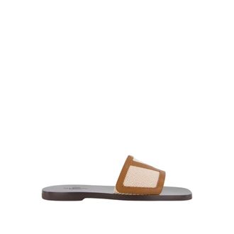 Valentino Garavani Viva Superstar Slide Sandalen - Heren - Sandalen - Bruin - 40 EU - Leer - Schoenen