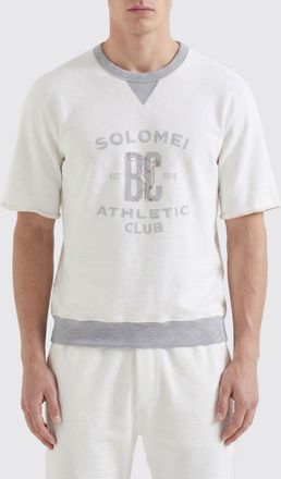 Brunello Cucinelli Felpa a girocollo in cotone con logo Brunello Cucinelli