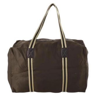 Gucci Pre-owned Vintage Boston Bag - Dames - Vintage Weekendtas - Bruin - ONE Size - Leer - Vintage