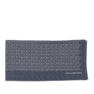 Emporio Armani Logo pattern viscosa scarf Man One Size