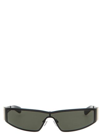 Alexander McQueen Black Shield Sunglasses