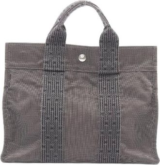 Herm&egrave;s Pre-owned Herline PM Tote Bag - Pre-owned - Mujer - Gris - ONE SIZE