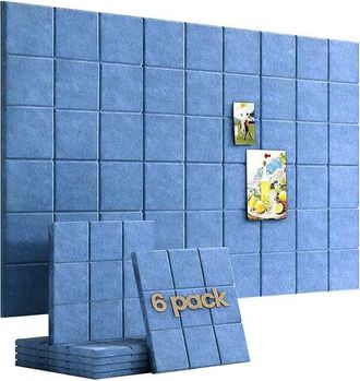 OEM Tablero De Fieltro, 6 Piezas, 3030 Cm, Adhesivos De Fieltro Para Pared, Adhesivos Fotogr&aacute;ficos Pared, Adhesivos Fondo Pared, Adhesivos Pared Diy