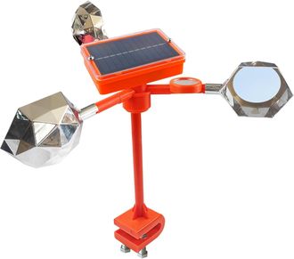 OEM Dissuasore Riflettente Per Uccelli Con Repellente Solare Vocale, Altezza 12,2, Riflettori Impermeabili Per Uccelli Ruotabili A 360&deg;, Tiene Gli Uccelli
